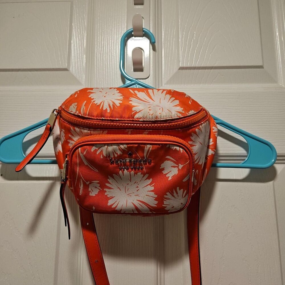 Kate Spade Dorien Nylon Orange Blossom Belt Bag